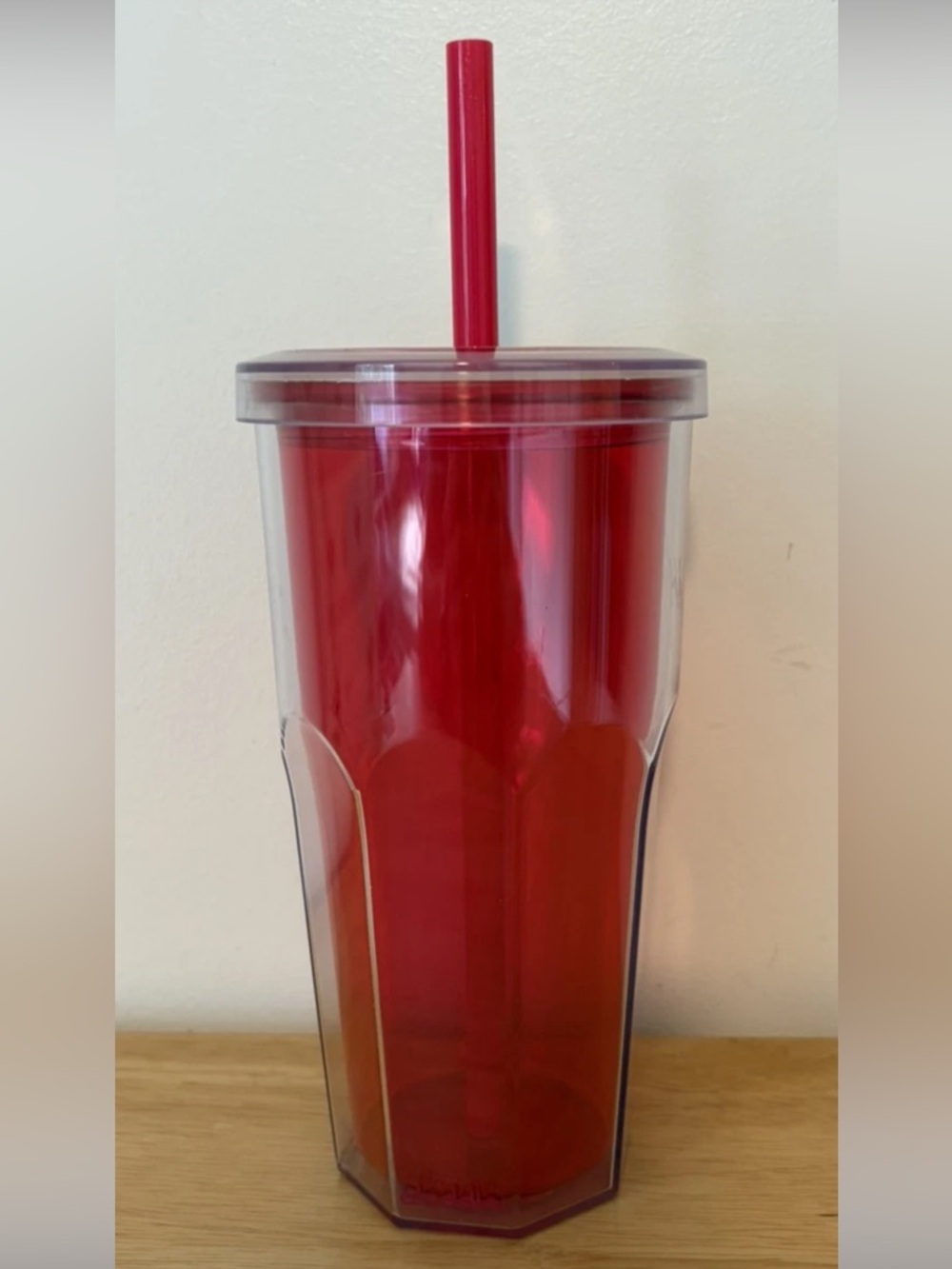 Aladdin To Go 20oz Tumbler Cup With Lid & Straw BPA-Free Red